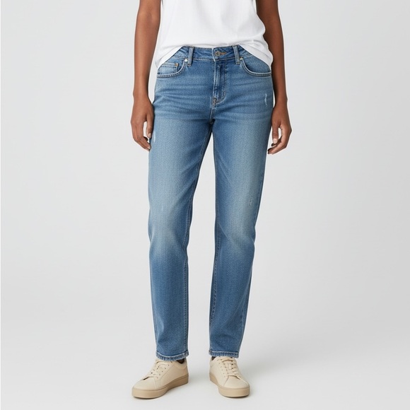 Seven7 Denim - Seven7 Skinny Easy Fit Jeans Size 6 Medium Wash Stretch Denim